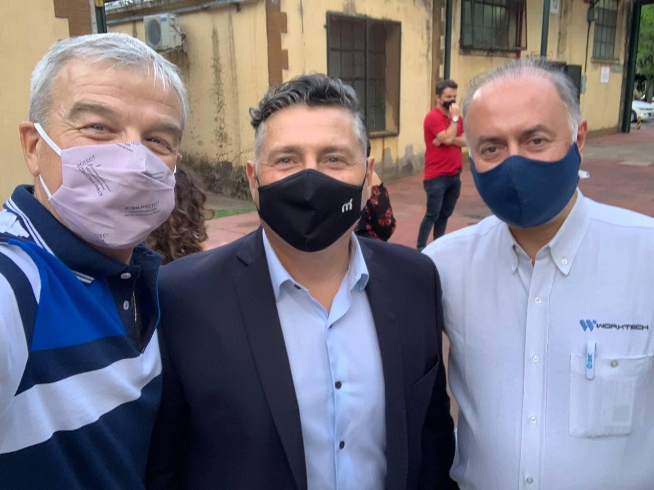 ENAC y Fabian Luján de la empresa Sur Pacifico 