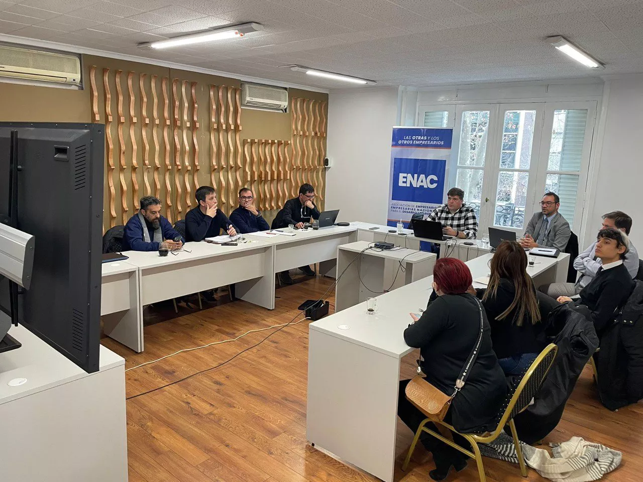 Almuerzo junto a Banco Credicoop