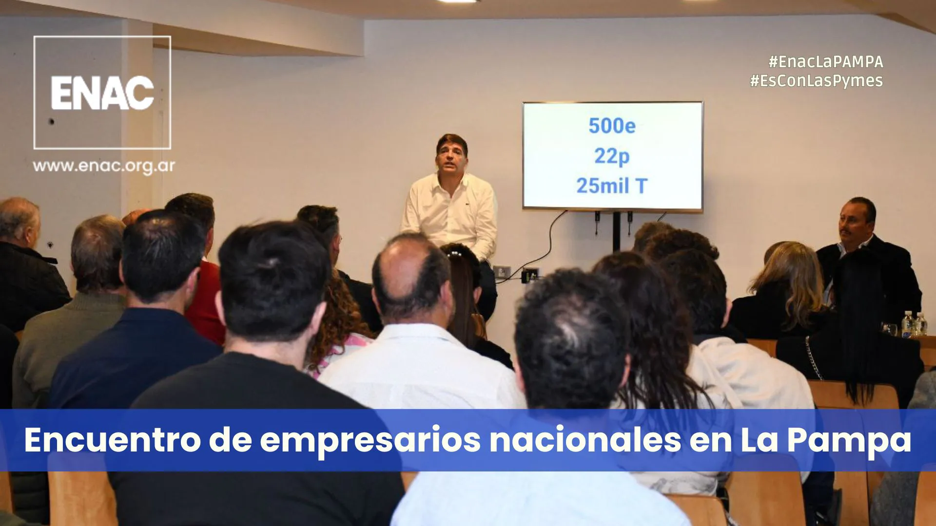 El encuentro con empresarios nacionales en La Pampa contó con la ...