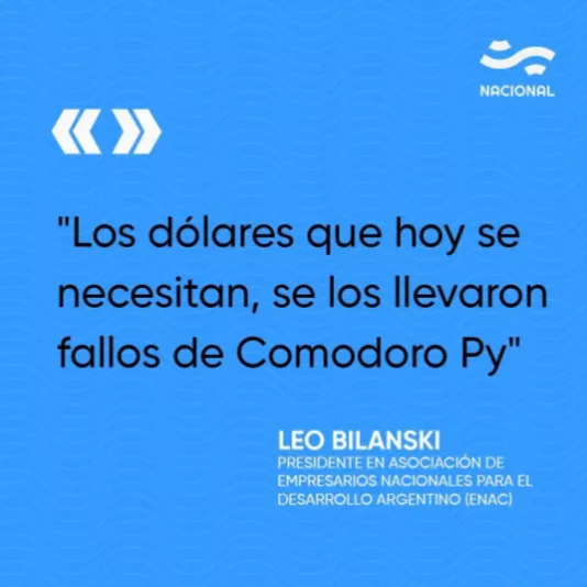 20230203 - Repercusión de Prensa - Leo Bilanski - Justicia y dólares