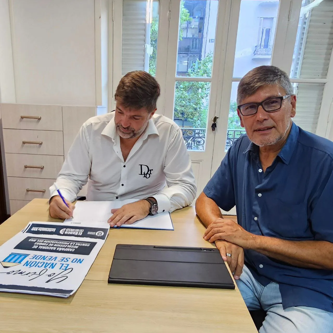 Leo Bilanski y Alberto Lamas