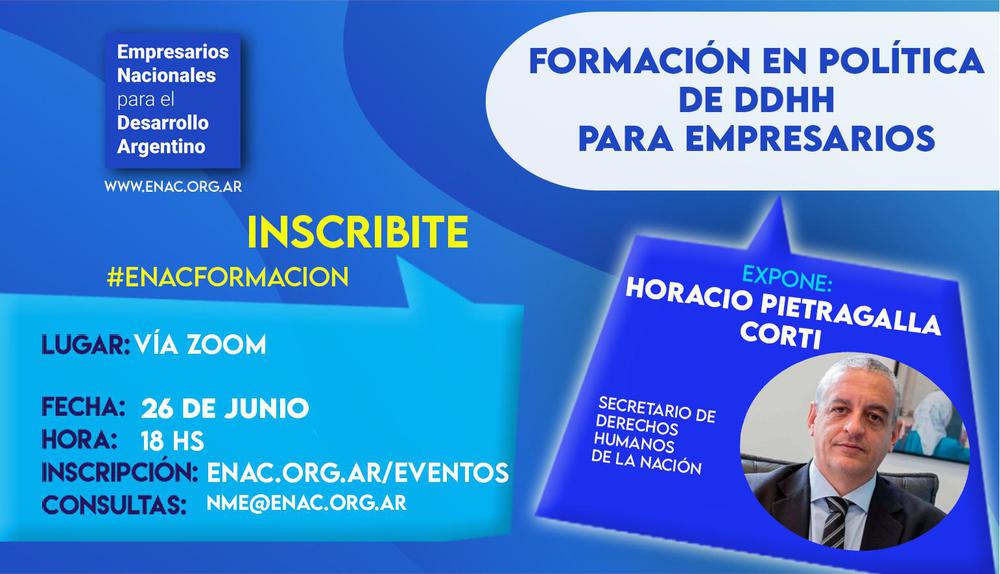 20200622 - ENAC formación política en DDHH para empresarios
