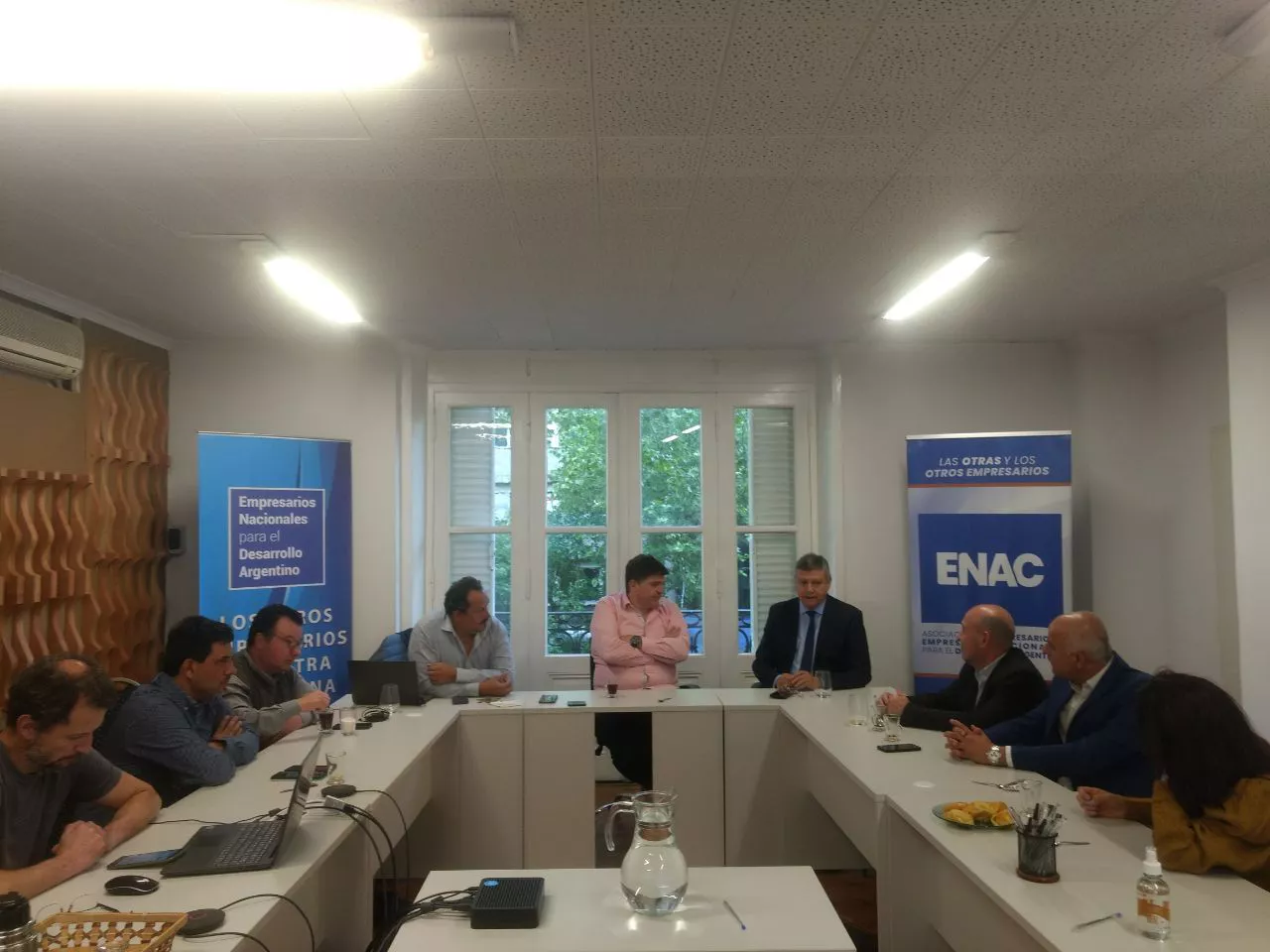Reunion ENAC - Embajador de Paraguay