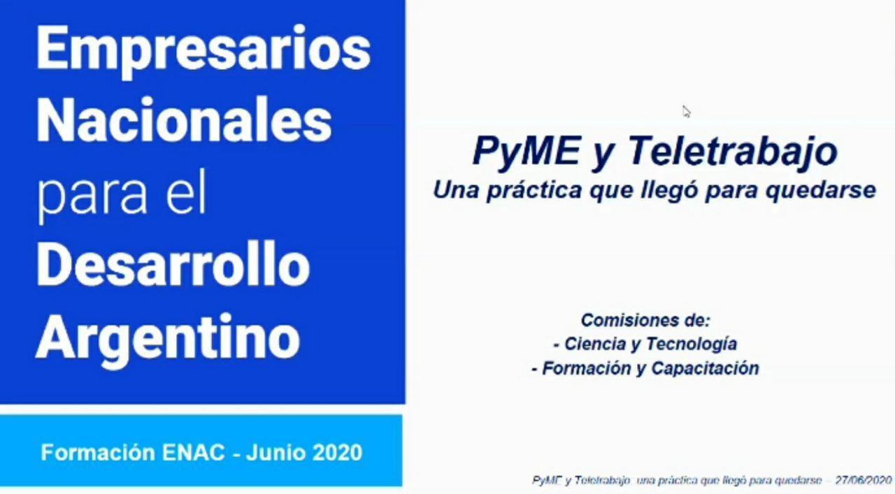 20200628 - ENAC Pymes y teletrabajo