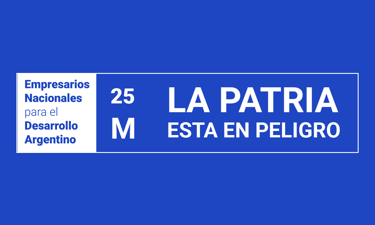 20180525 - 25M La Patria está en peligro